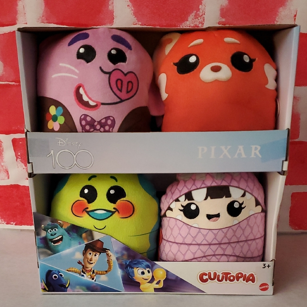 🌞 Disney 100 Cuutopia Pixar Plush Set